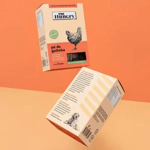 Retail Custom Paper Food Packaging Box with Window and Printed Logo for Snacks