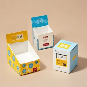 Retail Full-Color Printed Eco-Friendly Custom Cardboard Snack Display Box