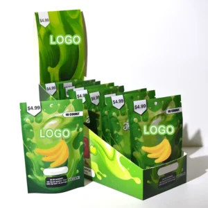 Retail Paper Shelf Easy Tear Display Packaging Box 400g Cardboard