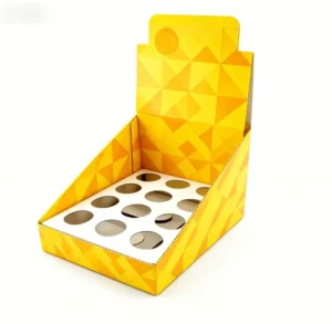 Retail Paper Stand Display Box Customized Cardboard Display Packaging Box