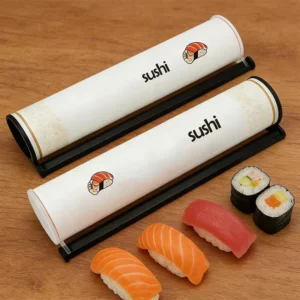 Retail Ready Custom Printed Push Pop Paper Canister Packaging for Food Brand Sushi Paper Tube
