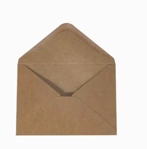 Retro Western Kraft Paper Waterproof Self-Adhesive Blank Handwritten Invitation Envelope Bag, Custom Thickness