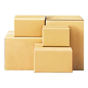 Reusable Brown Kraft Corrugated Cartons with Offset Printing