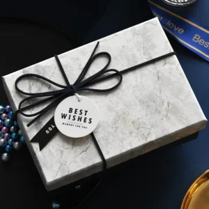 Reusable Manufacturer Rigid Paper Gift Box with Removable Lid and Base, 2-Piece