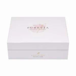 Reusable White Coated Paperboard Rigid Box with Soft-Touch Finish for Apparel Packaging