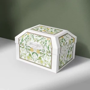 Rigid Cardboard Paper Gift Box with Lid and Base, Special Shape, 2mm Thick Grey Board