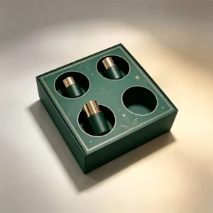 Stevige Inzet Cadeauverpakking voor Mini Theeblik en Drankfles Cadeauset