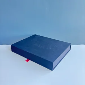 Rigid Paperboard Gift Box with Magnetic Closure and Foam Insert for Electronics Packaging