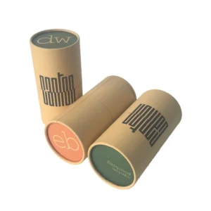 Round Box Cylinder Loose Leaf Tea&Coffee Cosmetic Packaging Box Round White Kraft Paper Tube Packages