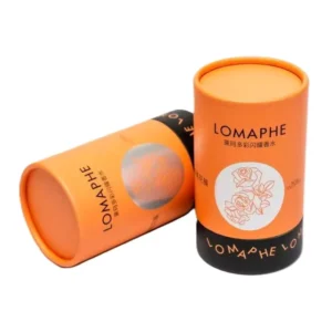 Round Cardboard Perfume Paper Tube Box