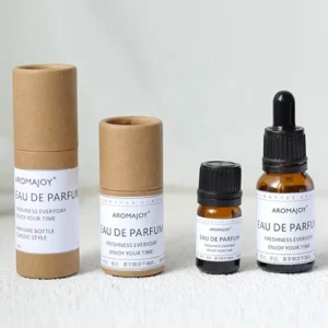 Round Kraft Paper Tube Packaging for Essential Oil Roller Ball Cosmetic Cylinder