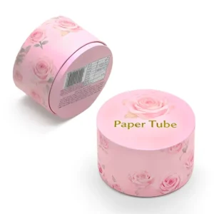 Round Paper Tube Container for Tea, Coffee, Chocolate, Pastries, Candy, Cosmetics, or Candles