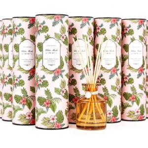 Round Shape Aromatherapy Container Packaging Tube Luxury Perfume Aromatherapy Paper Tube