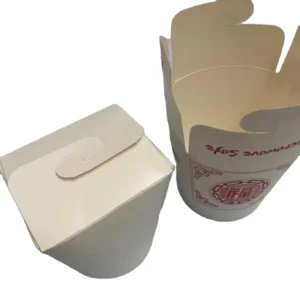 SP2346 White Kraft Noodle Paper Takeaway Box