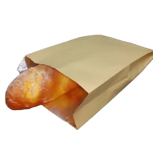 SP2507 Customized Hot Dog Takeaway Paper Bags Fast Food Oil-proof Packing Paper Bags Bread Aluminium Film Paper Bag
