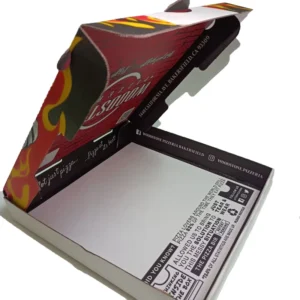 SP2708 Eco Friendly Paper Corrugated Box Large Pizza Box for Fast Food Catering Takeaway Packaging