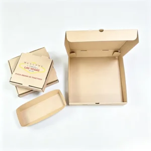 SP5249 Large Square Recycled Kraft Corrugated Burger Box, Food-Grade, Biodegradable, Brown, Takeaway, Custom Logo