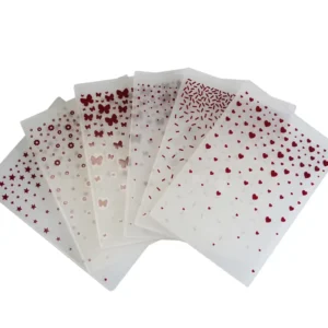 Scrapbook Heart-Shaped Paper Cutting Dies and Plastic Embossing Folder