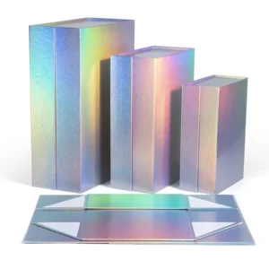 Scratch-Resistant Coated Paper Foldable Gift Box with Magnetic Closure