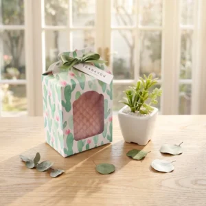 See-Through Window Paper Boxes with Die-Cut Design
