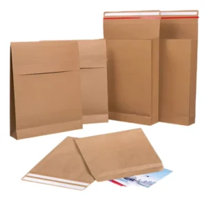 Self-Seal Kraft Paper Courier Envelopes Bag Custom Printed Clothing Shipping Mailing Packaging Bags