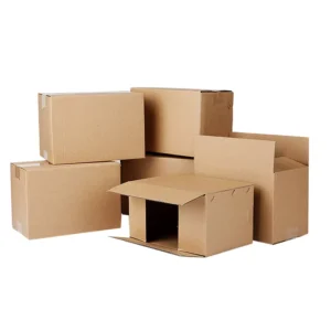 Shipping Rigid Carton Box with Custom Print, Corrugated Paper Cardboard Postal Moving Carton