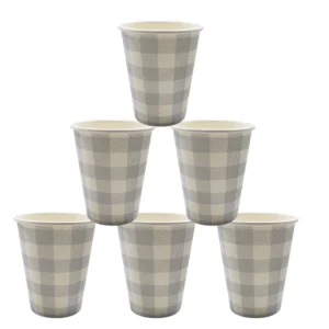 Single-Wall Disposable Custom Printed Paper Coffee Cups, Eco-Friendly
