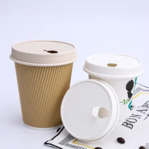 Single Wall Eco Friendly Paper Cup with Lid