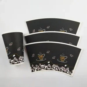 Single Wall Paper Cup for Hot Beverages, Virgin PE Coated, Offset Printing
