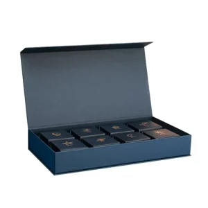 Slotted Food-Grade Paperboard Mooncake Gift Box with Recyclable Matt Lamination