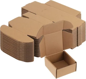 Small Corrugated Cardboard Shipping Boxes for Mailing and Moving