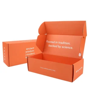 Small Custom Printed Black Corrugated Cardboard Mailer Boxes