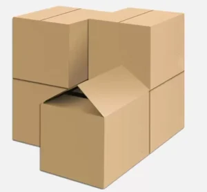 Small, Medium, and Large Corrugated Cardboard Moving Cartons for Shipping