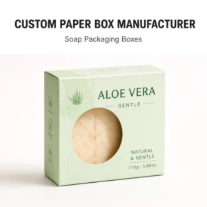 Soap Boxes Window Display Private Label Paperboard Packaging Rigid Case Hotel Spa Party Favor