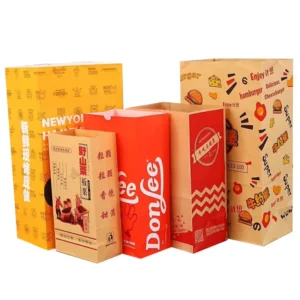 Sos Handle Fast Food Paper Bag Brown Takeout Bags With Twist Handle Lunch Paper Bag Buy Bolsa De Papel Custom Printed Your Own