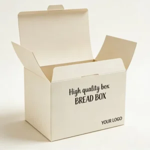 Soy Ink Folding Paper Cardboard Bakery Box for Bread, Cookies, and Biscuits, Biodegradable