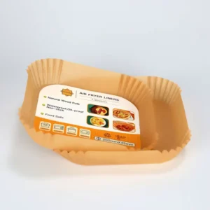 Square Air Fryer Liners 20cm x 20cm x 4.5cm 50pcs