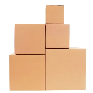 Square Extra Hard Corrugated Cardboard Express Boxes Custom Foldable Moving Cartons Airplane Boxes for E-commerce Shipping