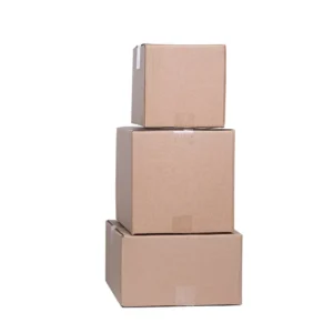 Square Extra-Hard Flat-Style Corrugated Cardboard Moving and Shipping Boxes