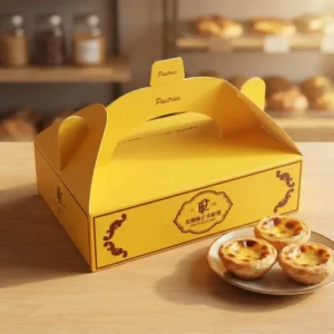 Square Thickened Cardboard Birthday Cake Box for Bakery Desserts and Single-Layer Cakes