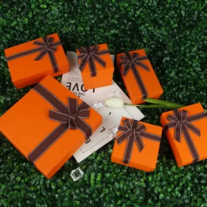 Square Top-Bottom Cardboard Gift Box with Lid, Custom Logo Printing