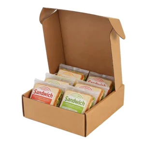 Stackable Heavy-Duty Rigid Corrugated Cartons, Eco-Friendly and Recyclable, for Bulk Sandwich Multipack Shipping and Storage