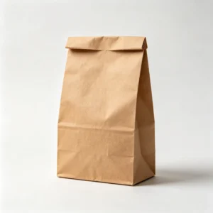 Stand-Up Coated Paper Bag with Magnetic Closure, Disposable Food-Grade, for Noodles, Pet Food, Salad, and Sushi