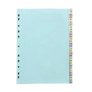 Stationary Paper Divider, Index File Card Dividers