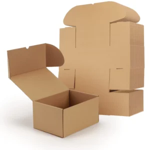 Stock Corrugated Cardboard Shipping and Moving Boxes