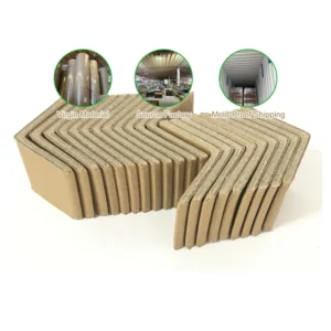 Stretch Film and Strap Packaging Stabilization Paper Edge Protectors Kraft Paper Corner Guards V Board