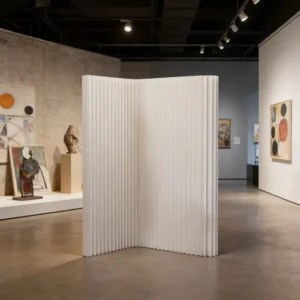 Stretchable Paper Folding Partition Wall Screen Divider
