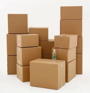 Strong Brown Corrugated Shipping Carton with No Marking