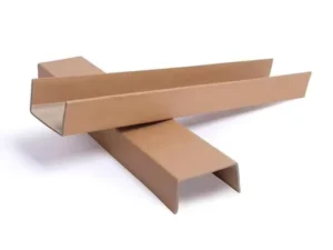 Strong U-Shaped 90° Reinforced Kraft Paper Edge Protector, 3-Ply Laminated