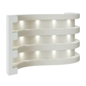 Stylish Foldable Accordion Paper Glowing Paper Wall Partition Room Divider Living Room Furniture Bedroom Furniture
